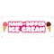 Signmission Hand Dipped Ice Cream Banner Heavy Duty 13 Oz Vinyl with Grommets B-Hand Dipped Ice Cream - alternate 1